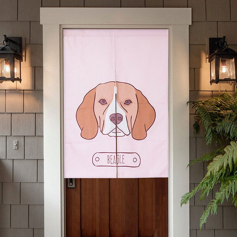 Záves Na Dvere Na Večierok S Tkaninou Na Tyč Predné Na Pre Psa Do Spálne V Obývacej Izbe