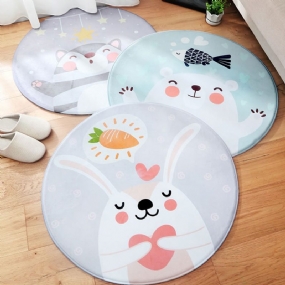 Ženilkový Koberec Fluffy Rugs Baby Play Floor Mat Protišmykové Koberce Pre Obývaciu Izbu Spálne