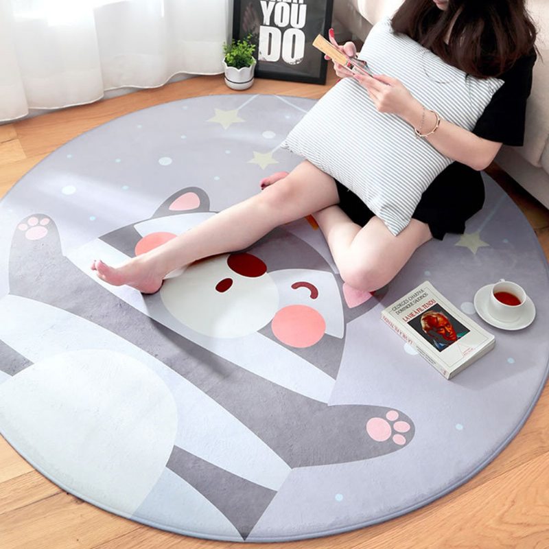 Ženilkový Koberec Fluffy Rugs Baby Play Floor Mat Protišmykové Koberce Pre Obývaciu Izbu Spálne