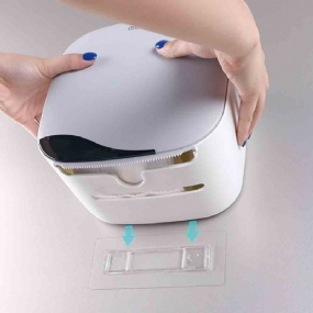 Kúpeľňová Škatuľka Na Papierové Vreckovky Bezdierovacia Na Kotúčový Papier S Praktickým Dizajnom Pružinového Zámku