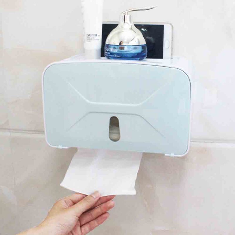 Multifunkčná Toaletná Nádoba Na Vreckovky Vysokokvalitná Na Dierovacie Papierové Utierky Bez Abs So Silnou Pastou Bez Stopy