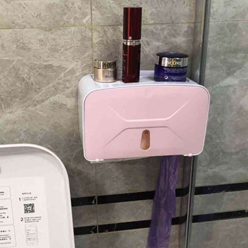 Multifunkčná Toaletná Nádoba Na Vreckovky Vysokokvalitná Na Dierovacie Papierové Utierky Bez Abs So Silnou Pastou Bez Stopy