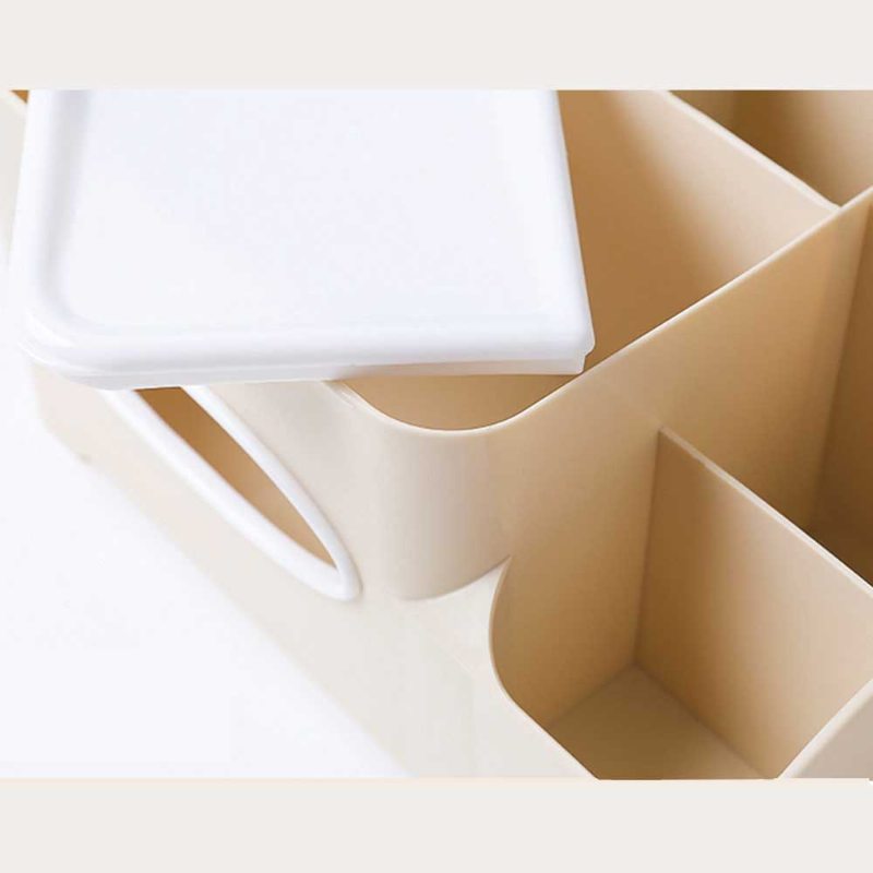 Úložná Škatuľka Plastová Multifunkčná Na Papierové Vreckovky Kreatívna Triediaca Pre Iný Kontajner Diaľkového Ovládača