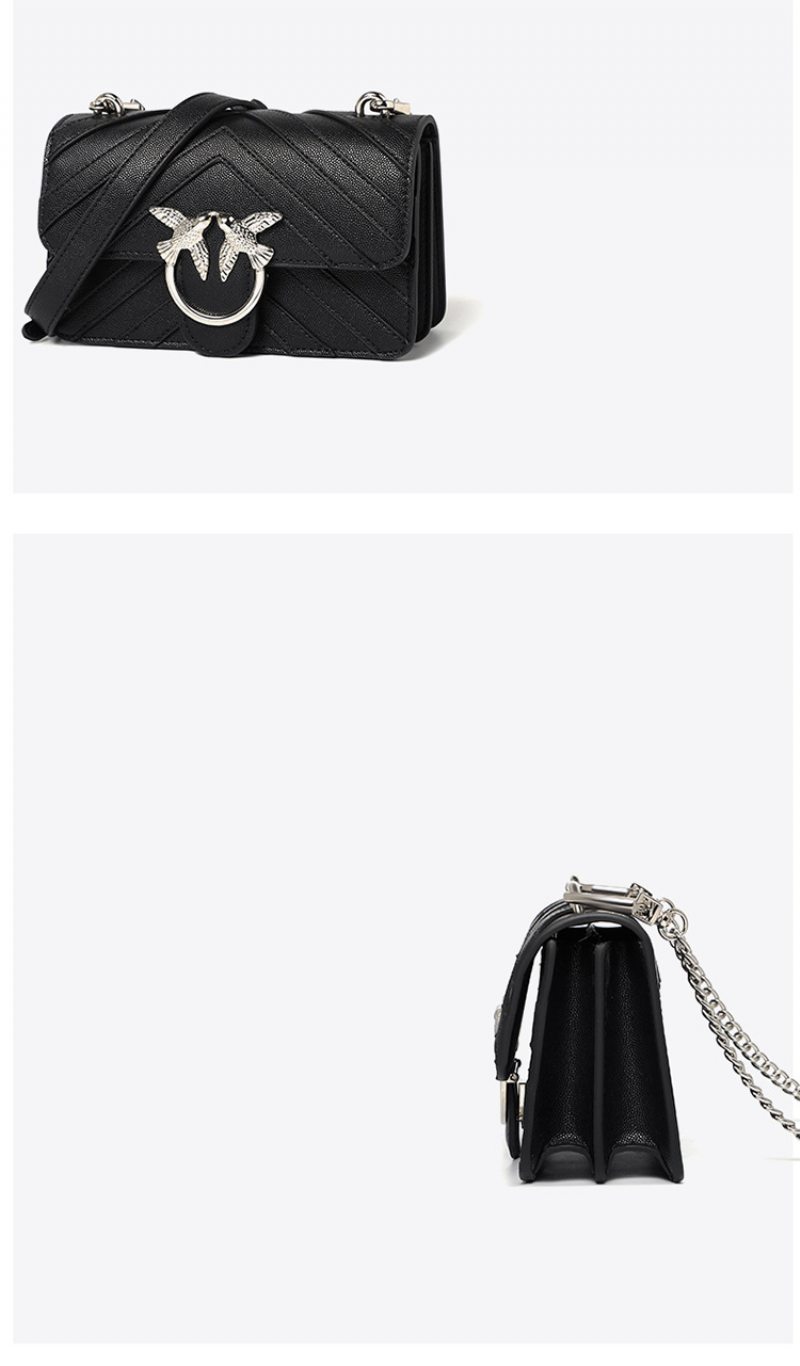 Chain Dámske Kožené Messenger Kabelky Cross Body Crossbody Taška Cez Rameno