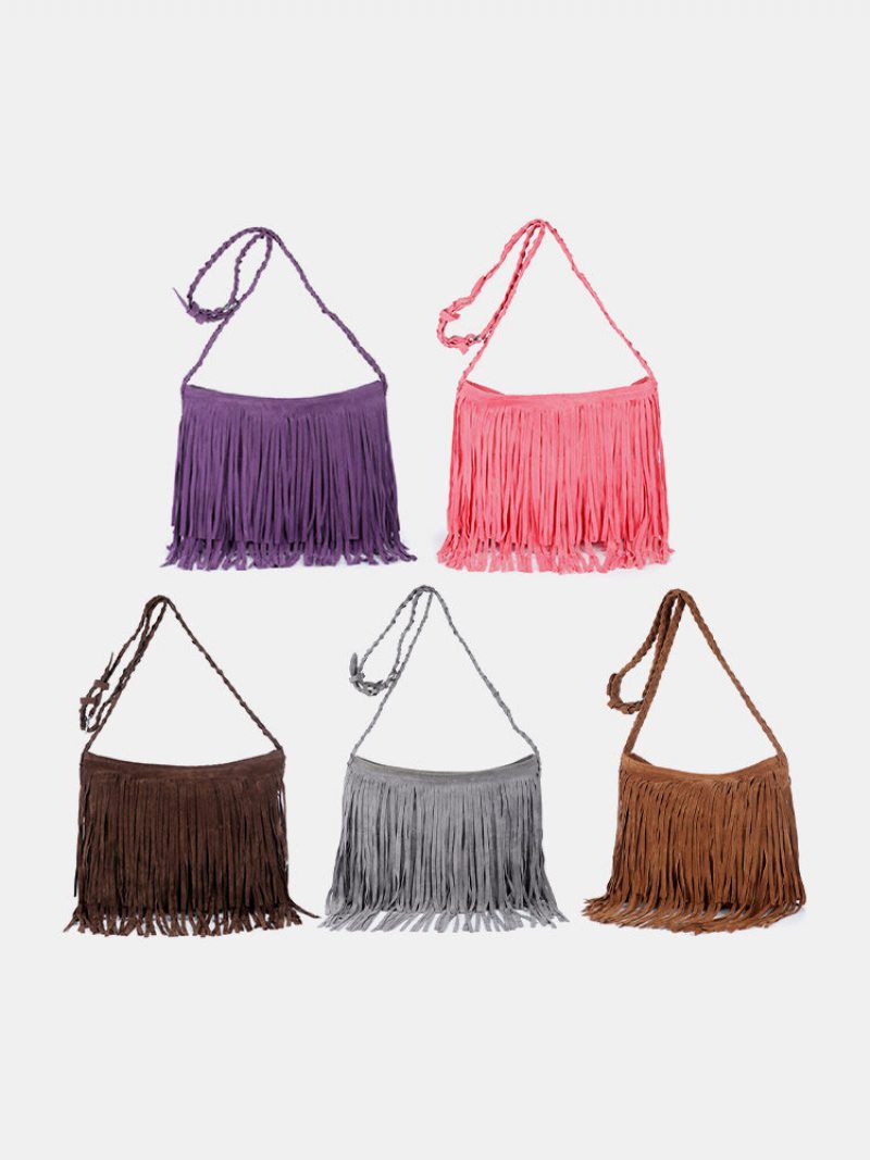 Crossbody Kabelka Dacron Fashion Retro Tassel Decoration