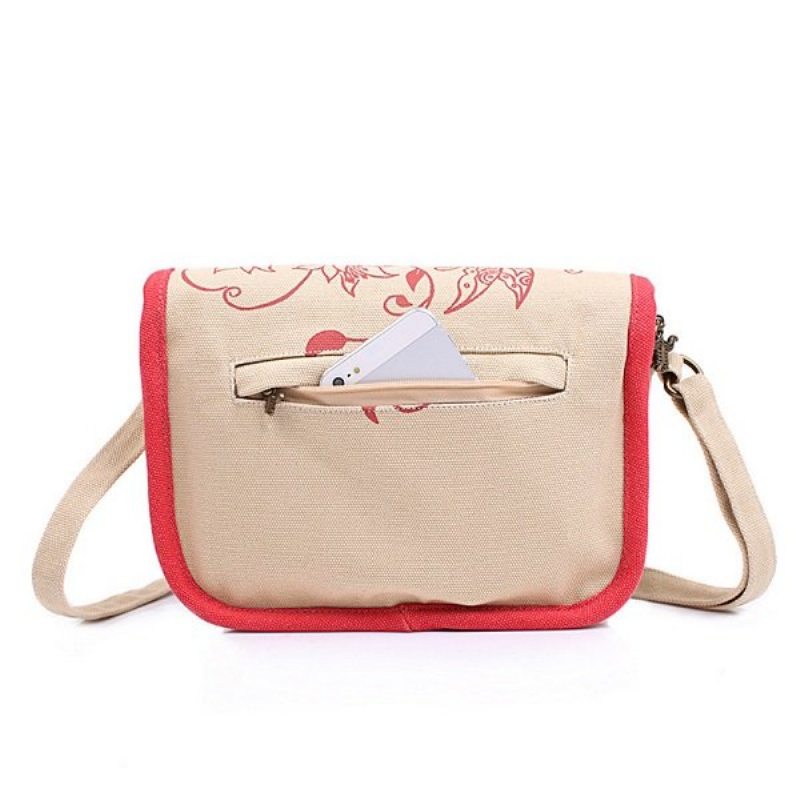 Dámska Canvas National Mini Crossbody Kabelka Messenger Bag