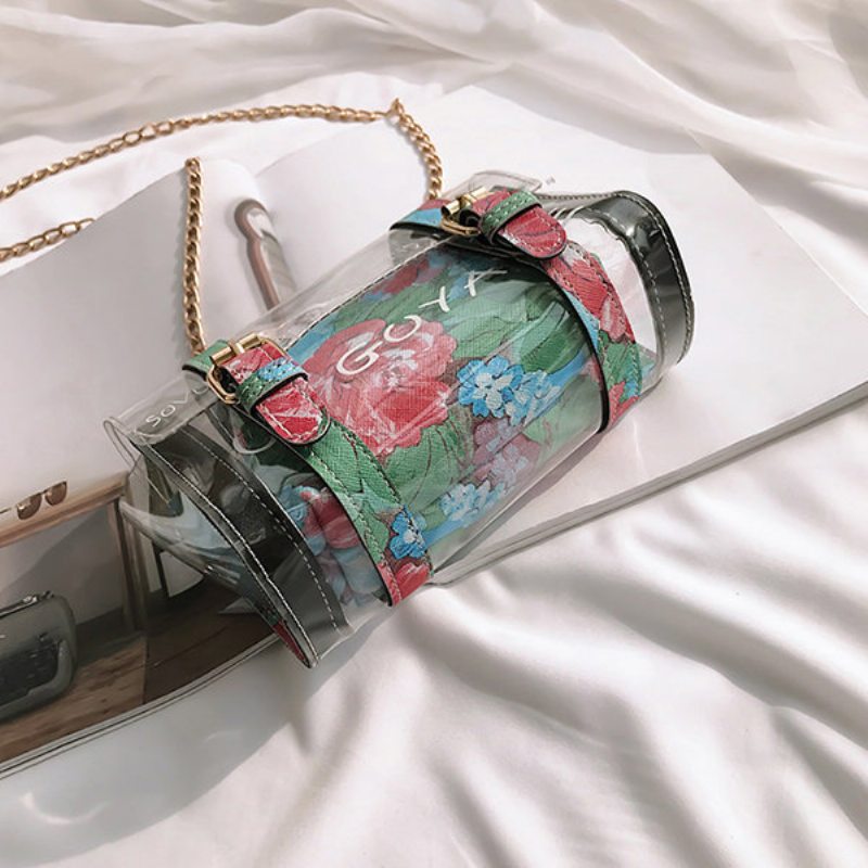 Dámska Crossbody Kabelka S Jelly Print Štýlová Elegantná Taška Cez Rameno Z Pvc