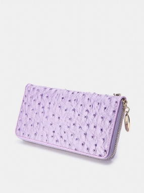 Dámska Elegantná Peňaženka Z Pravej Kože Clutches Bag Wristlet Wallet