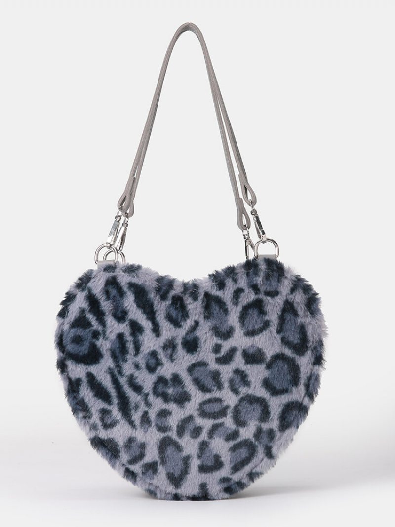 Dámska Kabelka Dacron Casual Leopard Chain Crossbody Bag