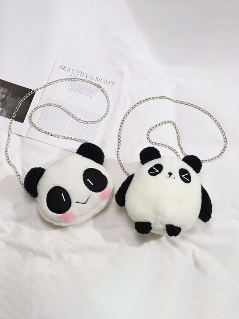 Dámska Kabelka Dacron Pre Voľný Čas Zimné Olympijské Hry V Pekingu 2023 Roztomilá Crossbody Panda