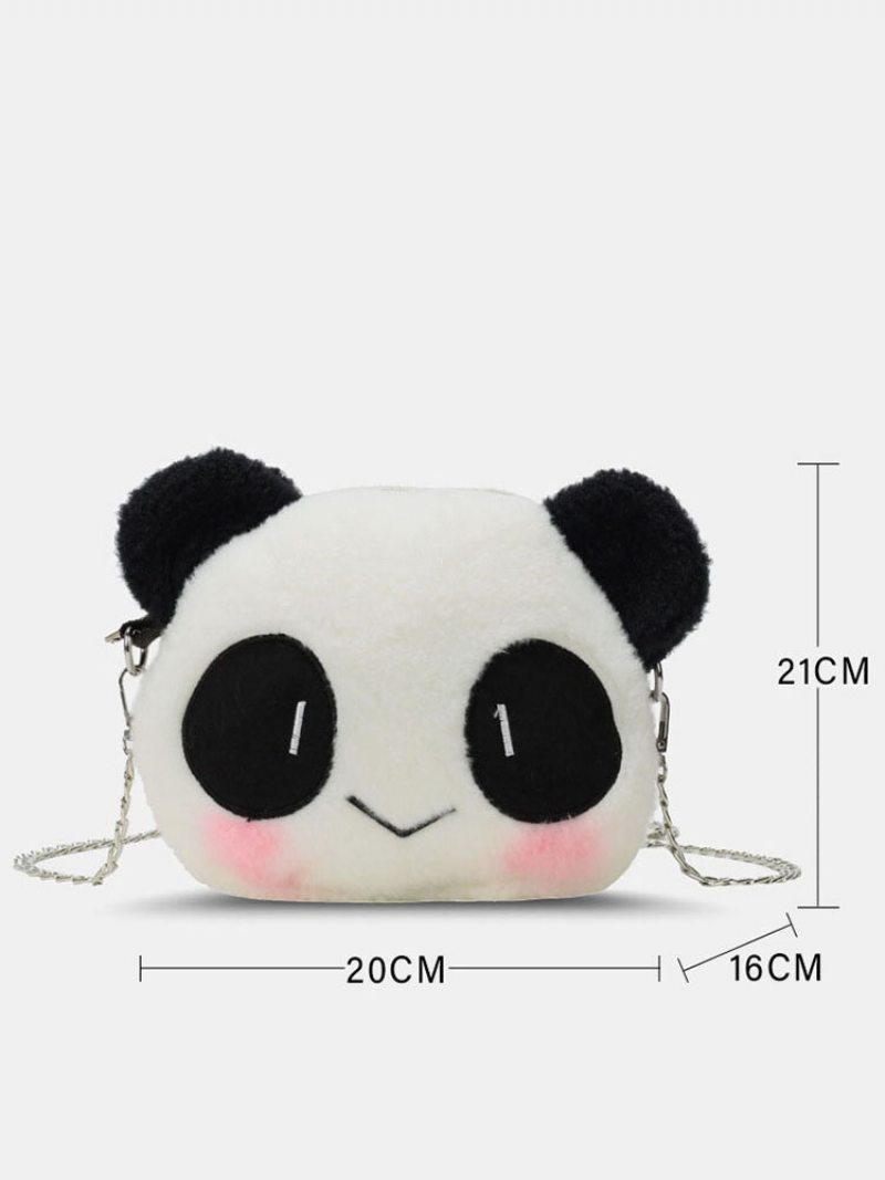 Dámska Kabelka Dacron Pre Voľný Čas Zimné Olympijské Hry V Pekingu 2023 Roztomilá Crossbody Panda