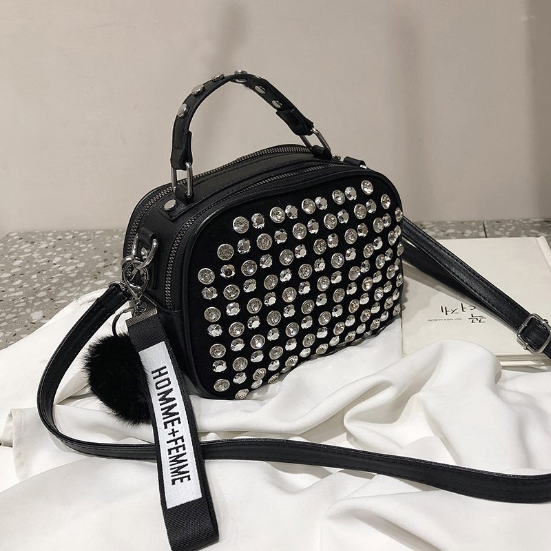 Dámska Kožená Taška Cez Rameno Full Diamonds Lady Crossbody Kabelka 2023 Luxusné Kabelky Dámske Návrhár