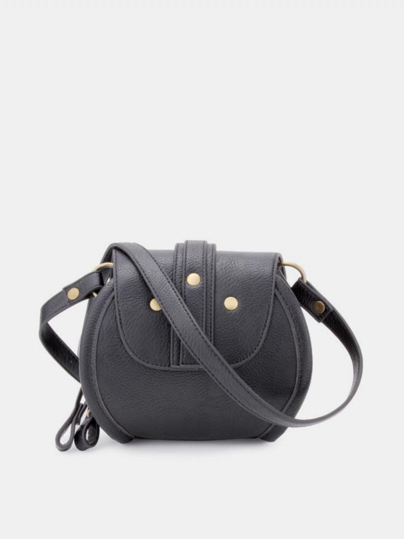 Dámska Mini Crossbody Kabelka Z Pu Koženého Opasku S Dvojitým Zipsom