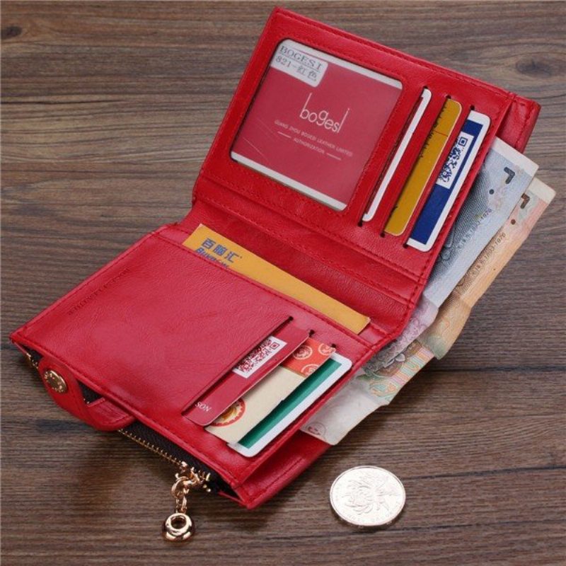 Dámska Peňaženka Candy Color Hasp Card Holder