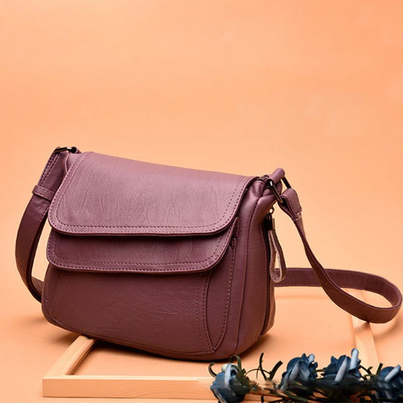 Dámska Pevná Crossbody Taška Neformálna Viacslotová Cez Rameno