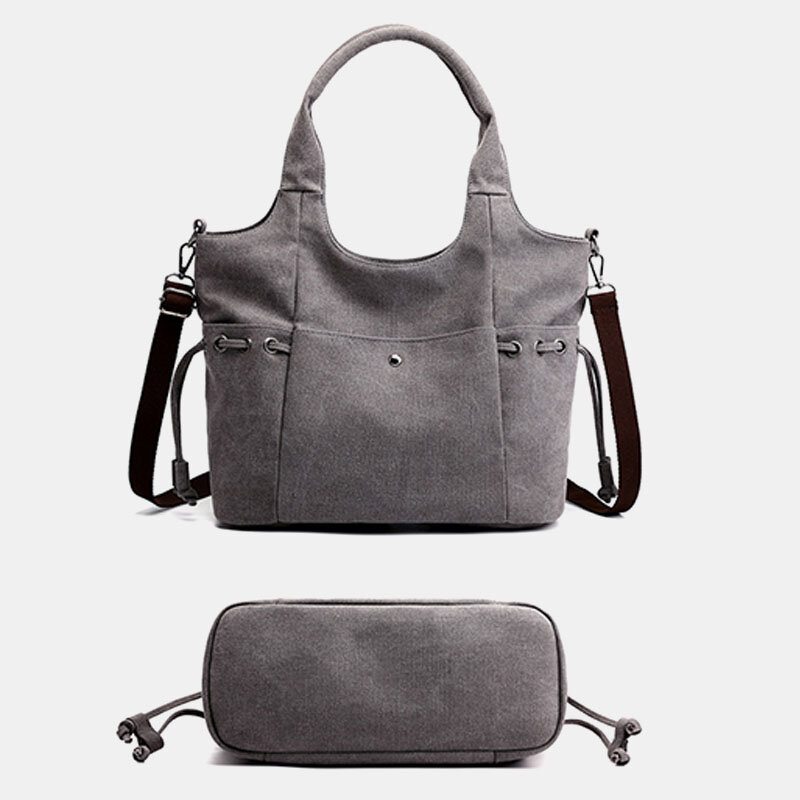 Dámska Plátenná Veľkokapacitná Crossbody Kabelka