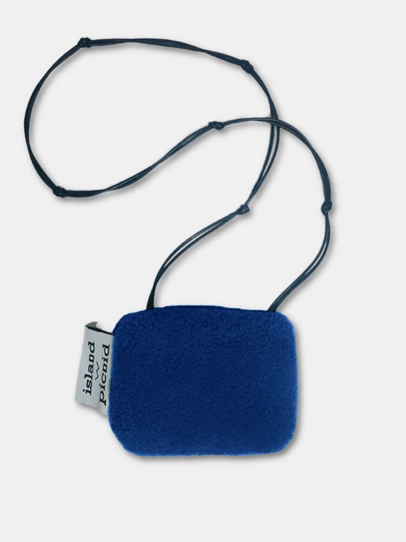 Dámska Plyšová Jednofarebná Mini Crossbody Taška Cez Rameno