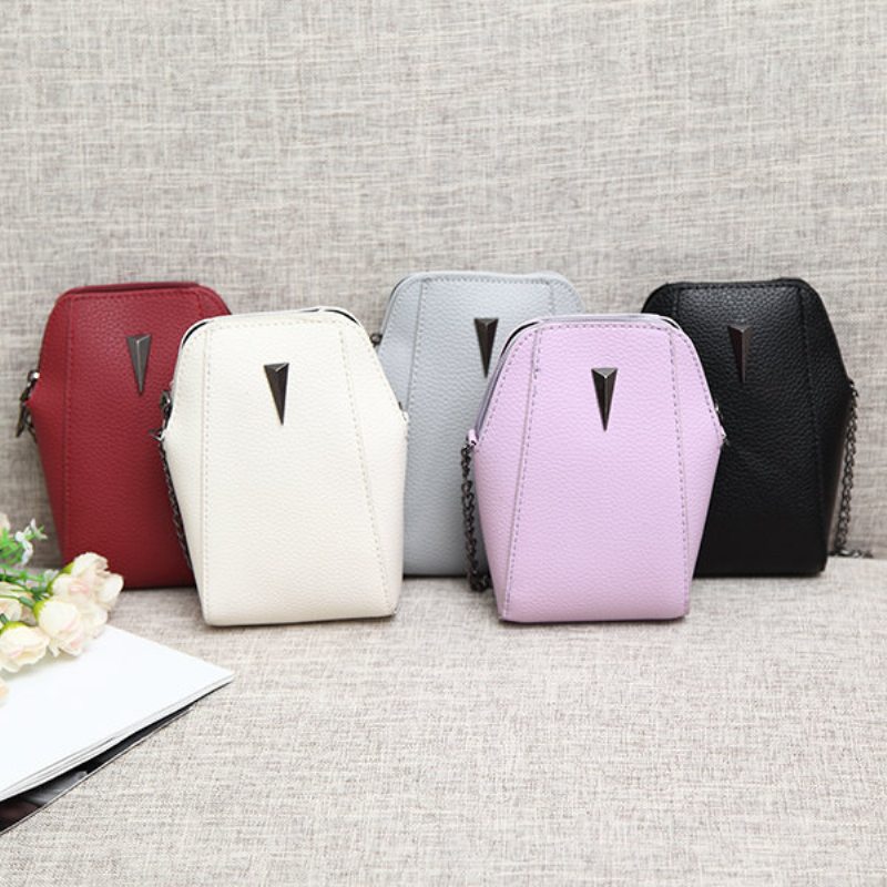 Dámska Pu Kabelka S Retiazkou S Krokodílím Vzorom Phone Bag Clutch Bag Crossbody