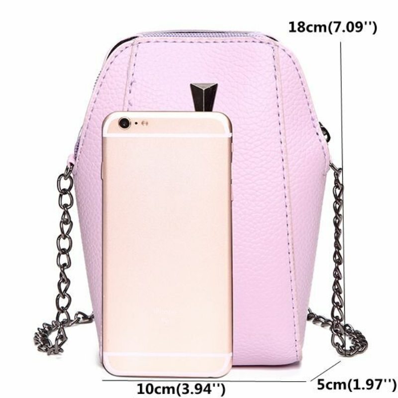 Dámska Pu Kabelka S Retiazkou S Krokodílím Vzorom Phone Bag Clutch Bag Crossbody