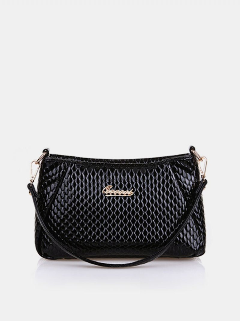 Dámska Taška Pu Crocodile Crossbody Cez Rameno Nákupná