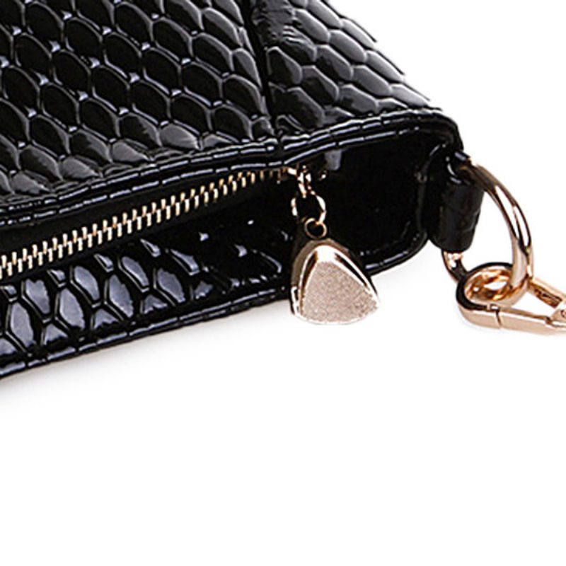 Dámska Taška Pu Crocodile Crossbody Cez Rameno Nákupná