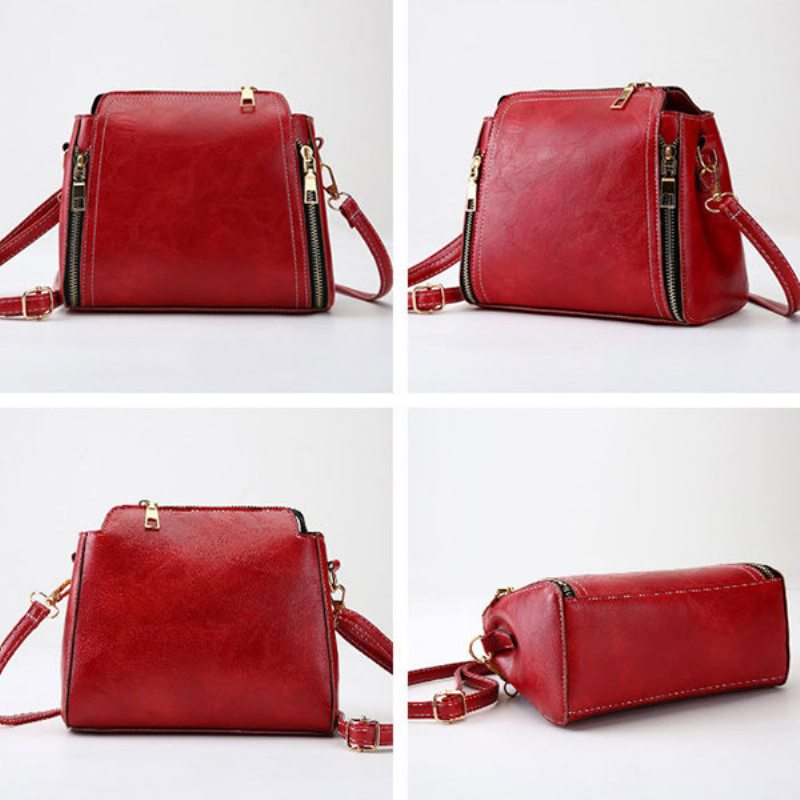 Dámska Vintage Štýlová Taška Bucket Cez Rameno Crossbody