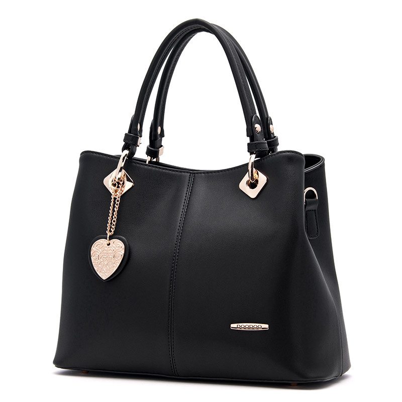 Dámske Kabelky Big Pu Leather Letter Women Bag