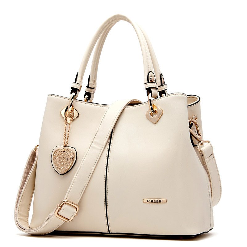 Dámske Kabelky Big Pu Leather Letter Women Bag