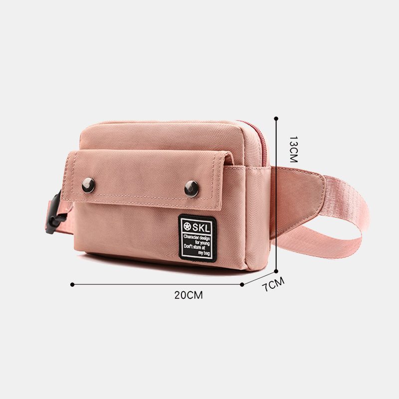 Dámske Nylonové Vodeodolné Crossbody Kabelky S Viacerými Otvormi