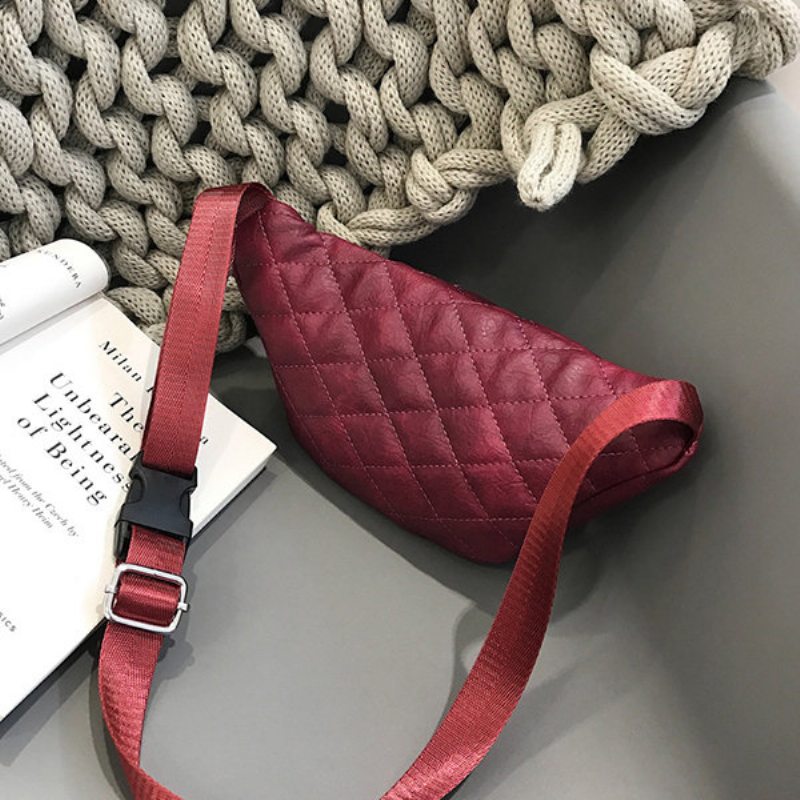 Dámske Pevné Multifunkčné Tašky Z Mäkkej Kože Prešívané Crossbody Kabelky