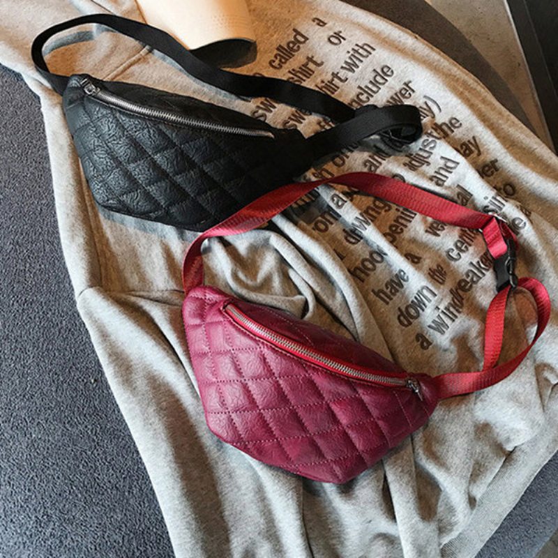 Dámske Pevné Multifunkčné Tašky Z Mäkkej Kože Prešívané Crossbody Kabelky