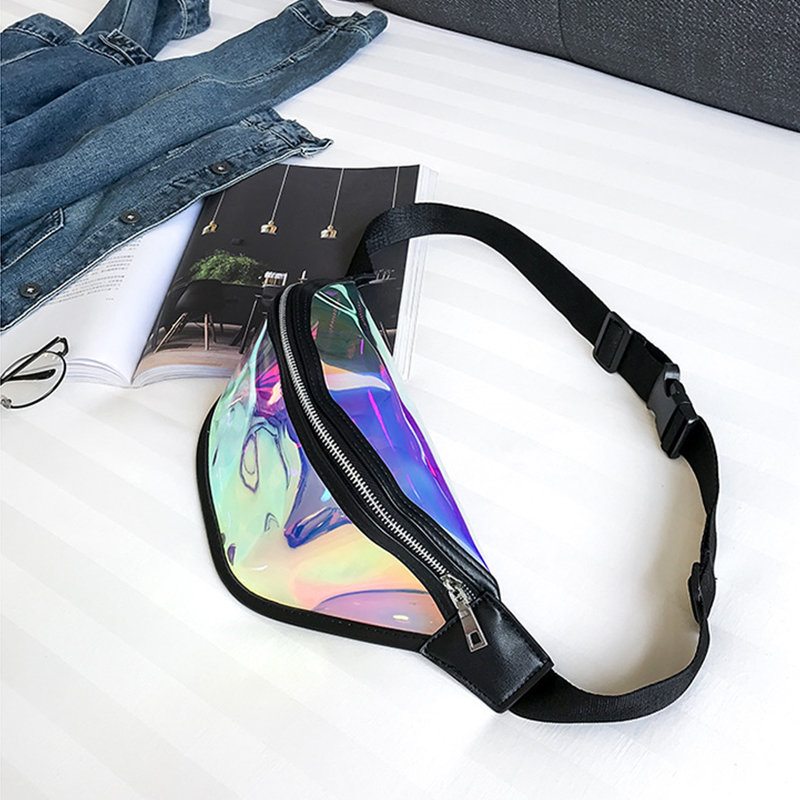 Dámske Priehľadné Vrecúška Na Pás S Priehľadným Pásom Pvc Fanny Pack