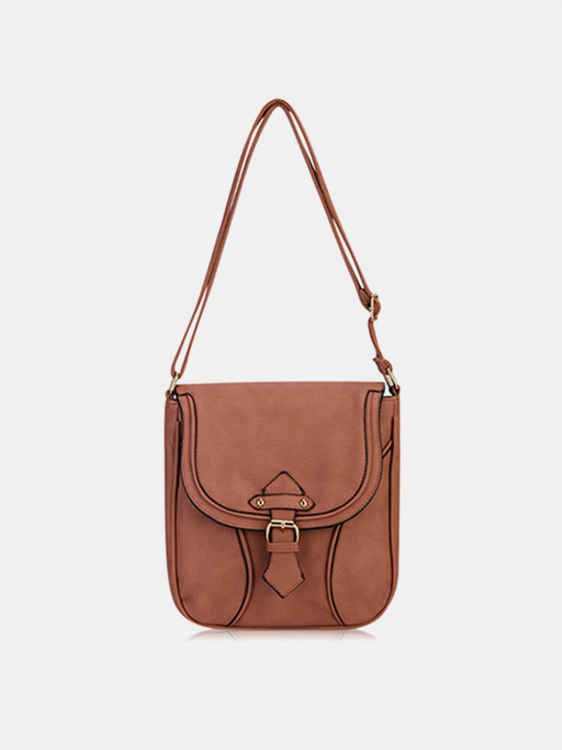 Dámske Vintage Casual Messenger Tašky Cez Rameno S Kovovou Ozdobou Crossbody