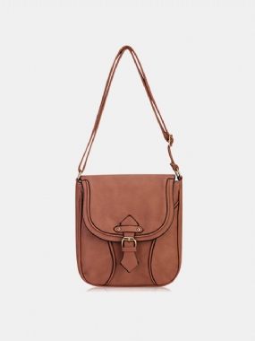 Dámske Vintage Casual Messenger Tašky Cez Rameno S Kovovou Ozdobou Crossbody