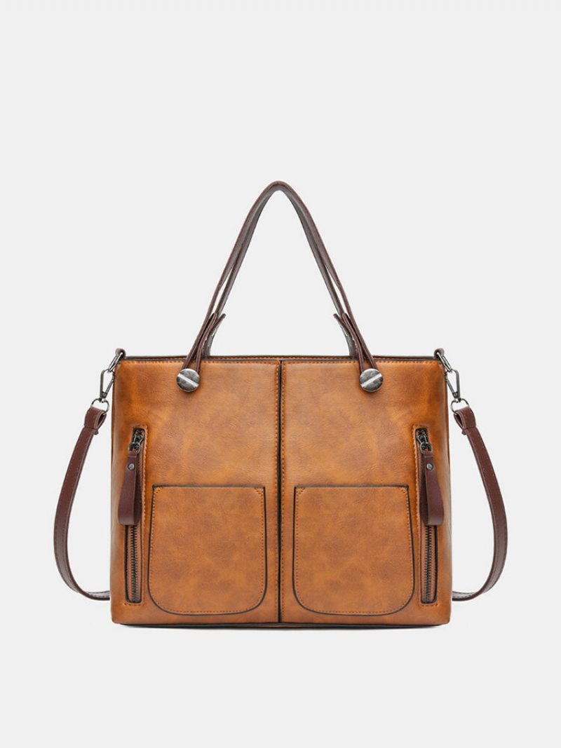 Dámske Vintage Kabelky Z Umelej Kože Tašky Cez Rameno Crossbody