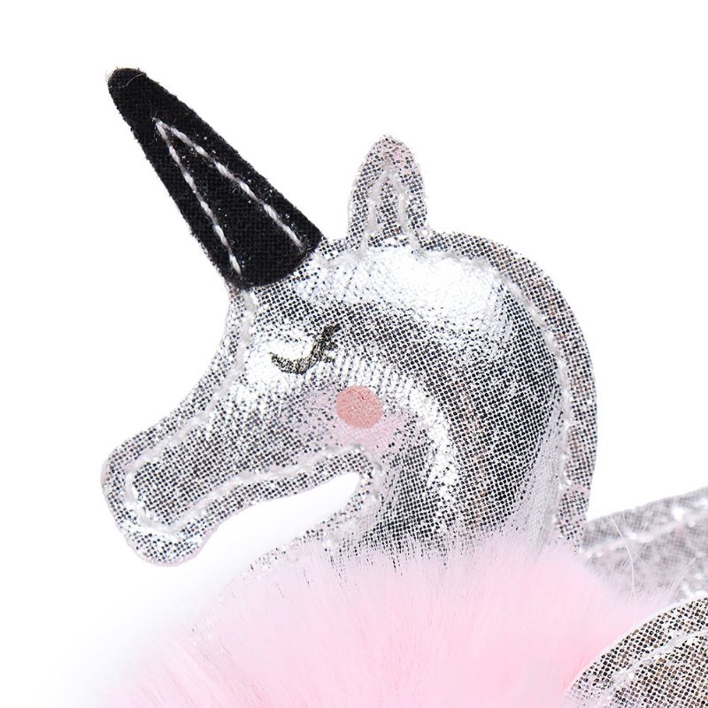 Dámsky Prívesok Na Kľúče Z Umelej Kožušiny Unicorn Bag Charm