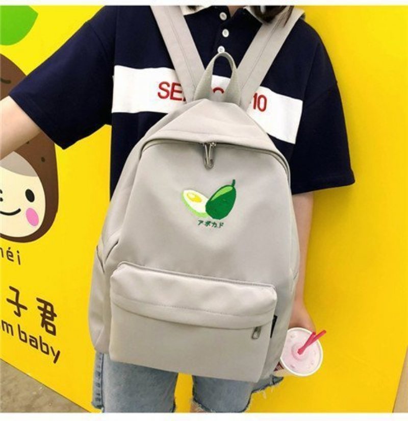 Ins Wind Bag Vysokoškolské Študentky Harajuku Batoh Day High School Ancient Sense Girl Vyšívanie Line Plátenný