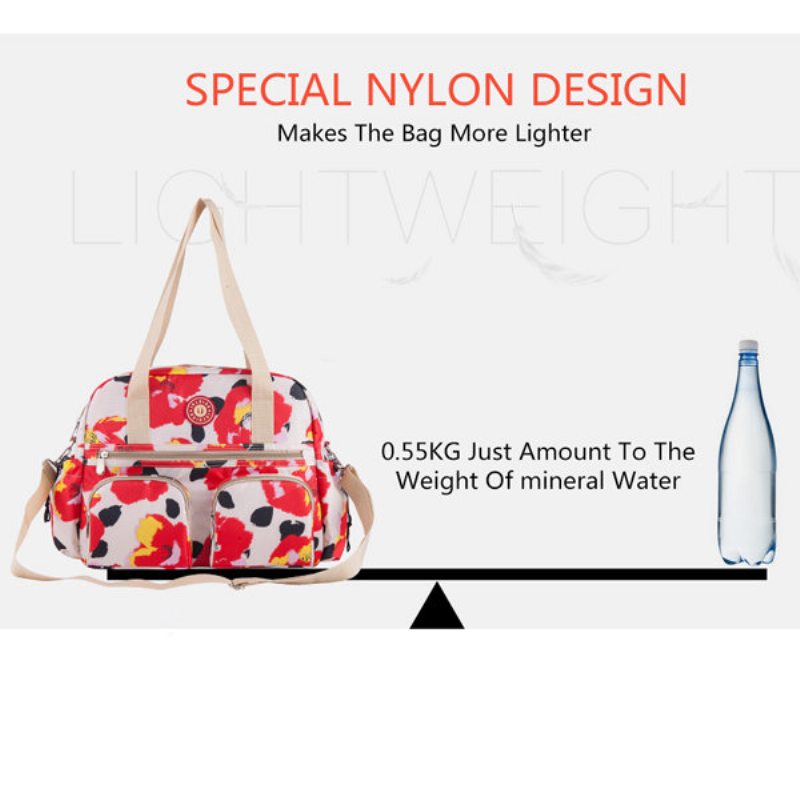 Insular Women Nylonové Tašky Na Detské Plienky Múmia Weekender Bag Crossbody Kabelka