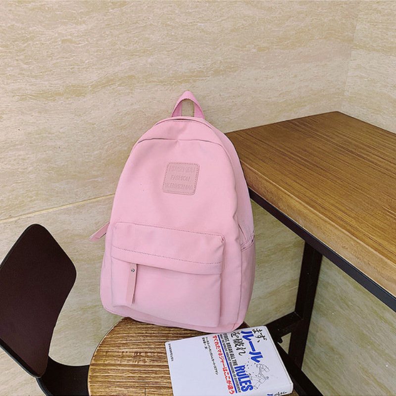 Japonská Verzia Starodávneho Zmyslu Pre Jednofarebný Batoh Dievčenská Super Študentská Taška Wild Waterproof Sen Backpack Tide 201