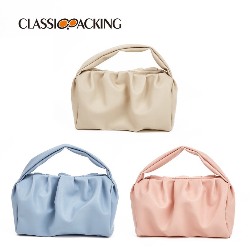 Jednoduchá Kabelka Cloud Taška S Textúrou Jednofarebná Dámska Trend All-match Hand Bag Kozmetická