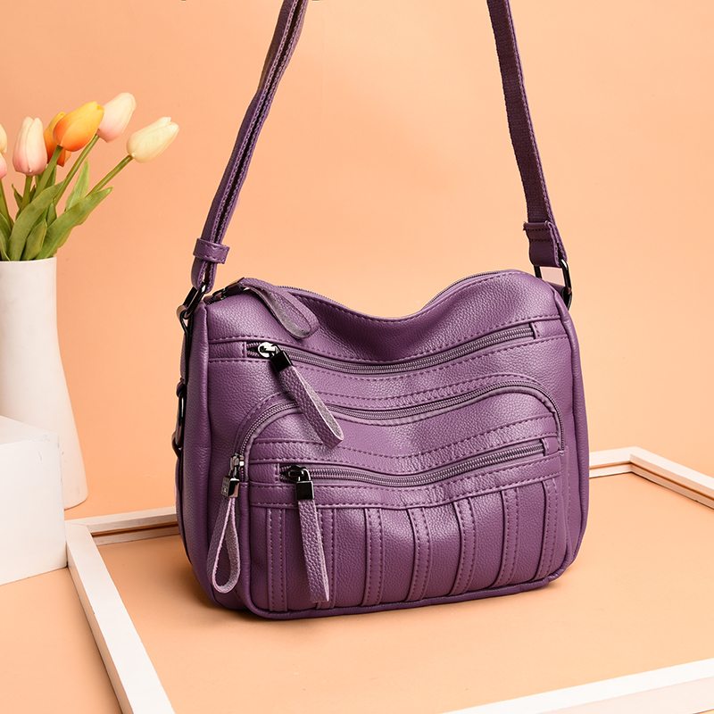 Kožená Luxusná Kabelka Lady Bag Dizajnová Na Jedno Rameno 2023 Stredná Na Voľný Čas 28*12*20cm