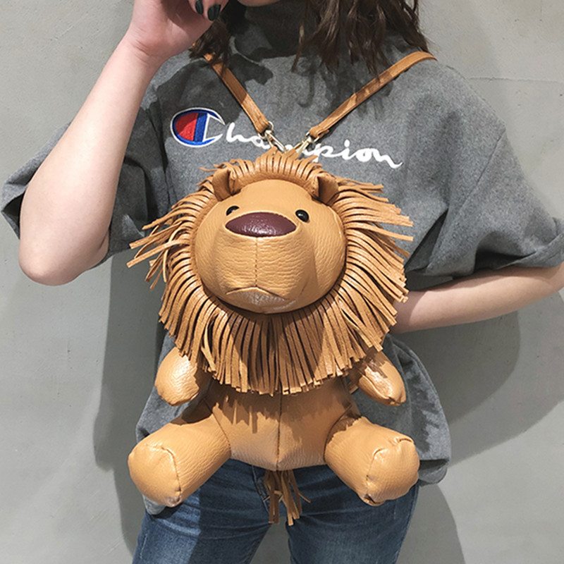 Kreatívny Batoh Crossbody S Taškou Little Lion Literature