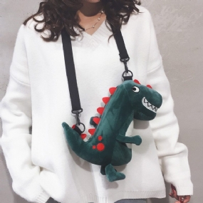 Kreslená Crossbody Taška Cez Rameno Pre Bábiku Dinosaura