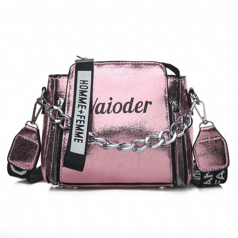 Laser Women Letter Taška Cez Rameno Ins Populárna Dámska Kabelka Holiday Pu Messenger Tašky Pre Dámsky Dizajn Exquisite Crossbody Bucket