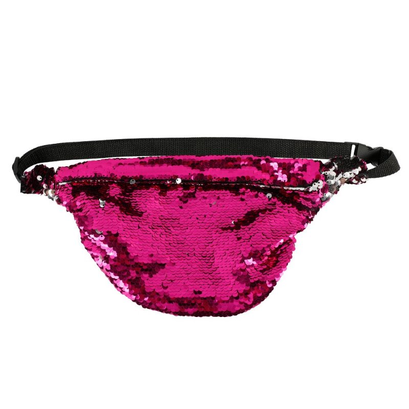 Lesklá Taška Do Pása S Nastaviteľným Popruhom Pre Ženy Fashion Fanny Pack Na Plážový Festivalový Karneval