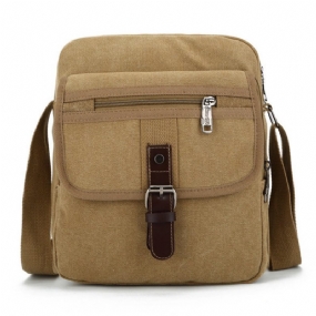 Men Small Outdoor Retro Casual Messenger Športová Plátenná Crossbody Kabelka