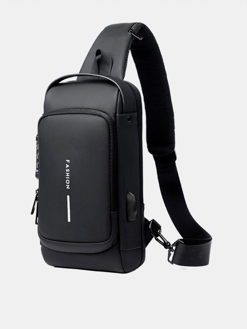 Menico Pánska Outdoorová Jazdecká Multifunkčná Usb Nabíjacia Taška Na Hru Messenger Bag