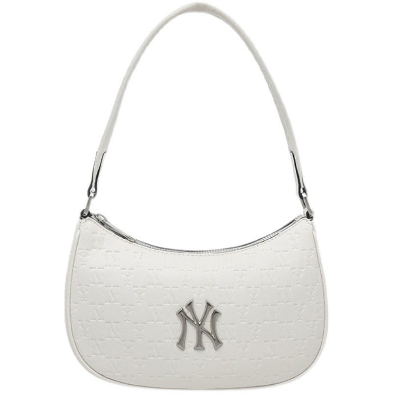 Mlb Underarm Bag Summer High-end Feeling Niche White Crescent Bag Kabelka Cez Rameno Malá Taška