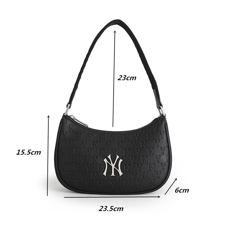 Mlb Underarm Bag Summer High-end Feeling Niche White Crescent Bag Kabelka Cez Rameno Malá Taška