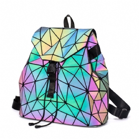 Módny Svietiaci Batoh Ženy Geometrické Batohy Pre Dospievajúce Dievčatá Žena Laser Diamond Študentská Školská Taška Mochila Bolsas